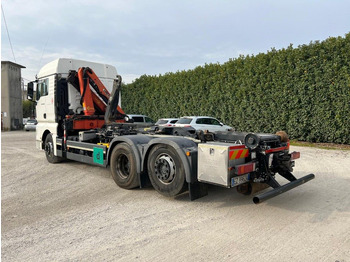 Camion ampliroll MAN TGX 26.480 SCARRABILE CON GRU DIETRO CABINA: photos 5