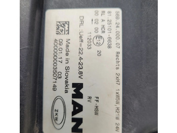 Lumière/ Éclairage pour Camion LAMPA MAN TGL E6 PRAWA ORYGINAŁ 81.25101-6638: photos 4