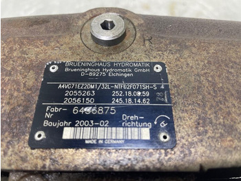 Hydraulique pour Engins de chantier Brueninghaus Hydromatik A4VG71EZ2DM1/32L-Drive pump/Fahrpumpe/Rijpomp: photos 4