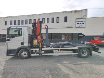 Camion ampliroll, Camion grue MAN TGL 12.250 Containersysteem met kraan Palfinger PK9001 + Remote: photos 5 Camion ampliroll, Camion grue MAN TGL 12.250 Containersysteem met kraan Palfinger PK9001 + Remote: photos 5