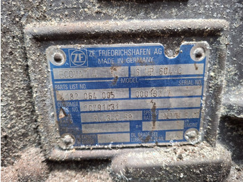 Boîte de vitesse ZF ECOMAT 4 6 HP 604 C: photos 2