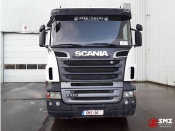Tracteur routier Scania R 420 manual retarder Belgium truck: photos 2