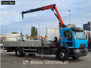Camion plateau, Camion grue Renault C 320 C 4X2 Palfinger PK12002 EH Kran Crane Automatic Euro 6: photos 3
