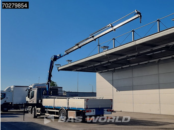 Camion plateau, Camion grue Scania P280 4X2 HMF 1420K-RC Kran Crane Automatic Euro 6: photos 2
