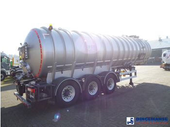 Semi-remorque citerne Crossland Vacuum tank alu 33.4 m3 / 1 comp: photos 4