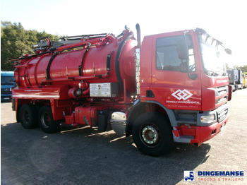 Camion hydrocureur DAF CF 75.310 6x4 RHD Whale vacuum tank 11.8 m3 / 2 comp: photos 2