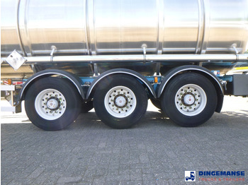 Semi-remorque citerne Magyar Chemical tank inox 40.5 m3 / 3 comp: photos 4