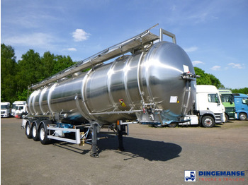 Semi-remorque citerne Magyar Chemical tank inox 40.5 m3 / 3 comp: photos 2