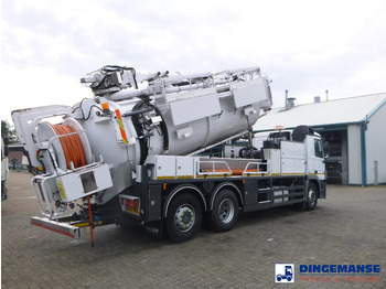 Camion hydrocureur Mercedes-Benz Actros 2541 6x2 RHD E5 Huwer vacuum tank / hydrocureur 12 m3: photos 4
