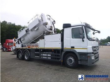 Camion hydrocureur Mercedes-Benz Actros 2541 6x2 RHD E5 Huwer vacuum tank / hydrocureur 12 m3: photos 2