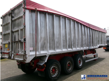 Utilitaire benne Montracon Tipper trailer alu 55 m3 + tarpaulin: photos 3