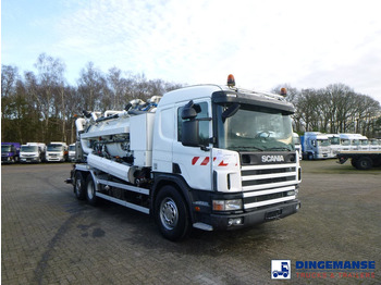 Camion hydrocureur Scania P124-420 6x2 vacuum tank 10.5 m3: photos 2