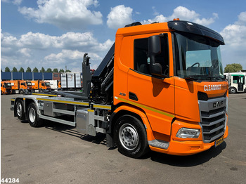 Camion ampliroll, Camion grue DAF FAN XD 450 Euro 6 HMF 23 Tonmeter laadkraan: photos 3