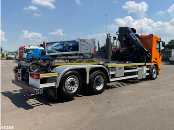 Camion ampliroll, Camion grue DAF FAN XD 450 Euro 6 HMF 23 Tonmeter laadkraan: photos 5