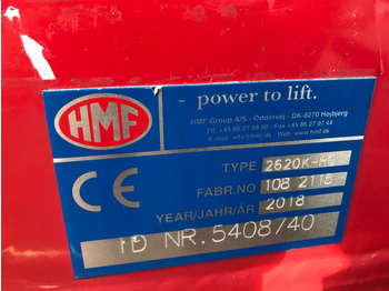 Grue auxiliaire neuf HMF 2620K-RC NEW AND UNUSED!: photos 4