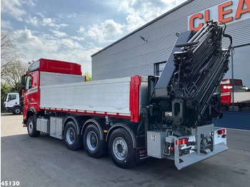 Camion benne, Camion grue Mercedes-Benz Arocs 3263 8x4 Hiab 37 Tonmeter laadkraan + Fly-Jib: photos 5