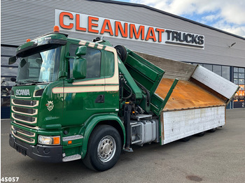 Camion benne, Camion grue Scania G 490 8x4 Euro 6 Hiab 24 Tonmeter laadkraan: photos 2