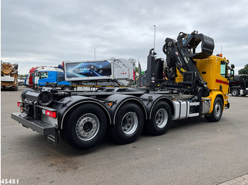 Camion ampliroll, Camion grue Scania P 410 8x4 Euro 6 Palfinger 14 Tonmeter Z-kraan: photos 4