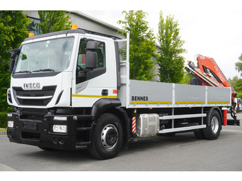 Camion grue, Camion grue Iveco Stralis 310 / 34 tho km !!! / FASSI 4 Tons 400 MTH! / Flatbed: photos 4