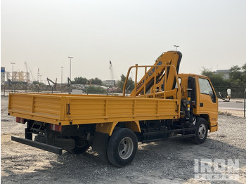 Camion plateau, Camion grue 2019 JMC JX1041TG26 XCMG SQ2ZK1 2000 kg Knuckle Boo ... Flatbed Truck w/Crane: photos 3