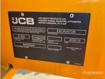 Pelle sur chenille JCB