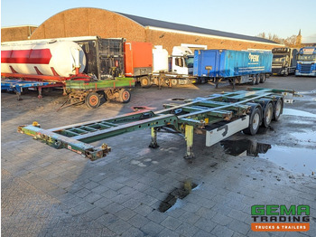 Semi-remorque porte-conteneur/ Caisse mobile Krone SD 27 3-Assen BPW Backslider - DrumBrakes - 20 2x20FT/30/40FT - 10+ Units in Stock (O1931): photos 2