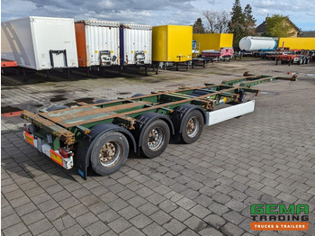 Semi-remorque porte-conteneur/ Caisse mobile Krone SD 27 3-Assen BPW RearSlider - DrumBrakes - 5280kg - 07/2024APK (O1779): photos 5