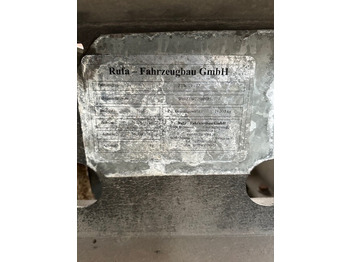 Remorque fourgon Rufa 19 to GG, zwillingsbereift, tiefgekuppelt, Fabrikat Rufa: photos 5