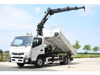 Camion grue FUSO Canter 7C18 KRAAN/KIPPER!! EURO6!!: photos 5