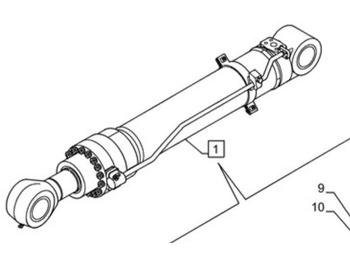 Vérin hydraulique CASE