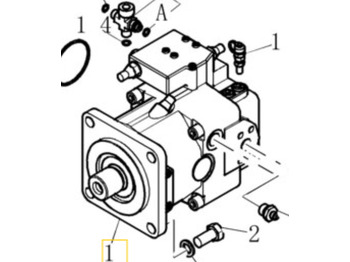 Pompe hydraulique CASE