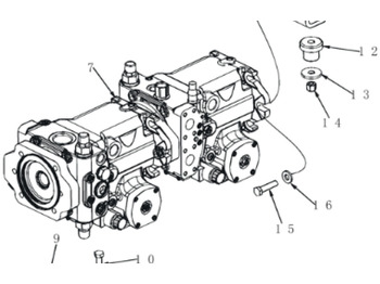 Pompe hydraulique CASE