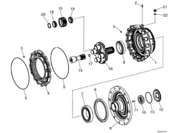 Essieu et pièces CASE