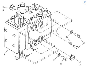 Valve hydraulique CASE