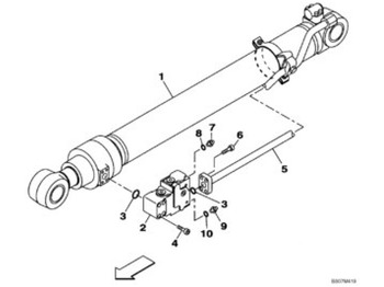 Vérin hydraulique CASE