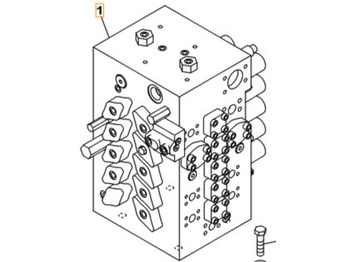 Valve hydraulique CASE