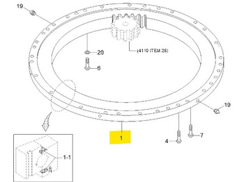 Couronne d'orientation HYUNDAI
