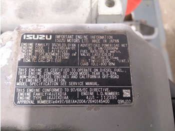 Moteur pour Engins de chantier Isuzu 4JJ1X -: photos 2