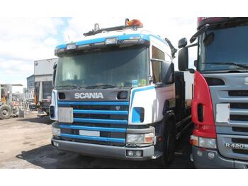 Camion grue Scania P94 GB 4X2 NZ 260(Hytt brandskadad): photos 1