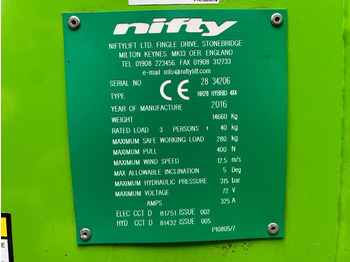 Nacelle articulée Niftylift HR 28 Hybrid 4x4: photos 3