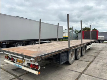 Semi-remorque plateau Krone SD Flatbed met rongen 41 ton standard chassis: photos 5