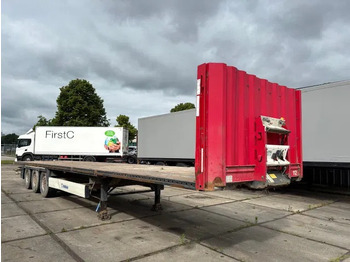 Semi-remorque plateau Krone SD Flatbed met rongen 41 ton standard chassis: photos 3
