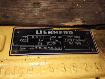 Moteur et pièces LIEBHERR