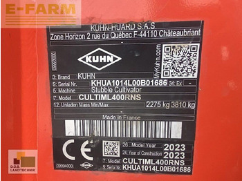 Bineuse Kuhn cultimer l 400 r ns: photos 2