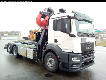 Camion ampliroll MAN TGS (TG3) 26.510 6x2-4 BL Recyclingkran: photos 2