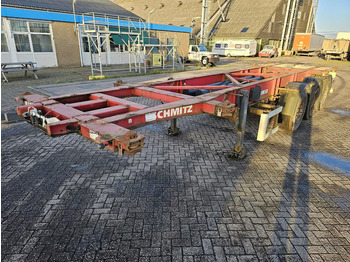 Semi-remorque porte-conteneur/ Caisse mobile SCHMITZ