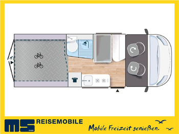 Fourgon aménagé Chausson V690 SPORT LINE / -2026- / XXL-HUBBETT E-BIKE GA: photos 2