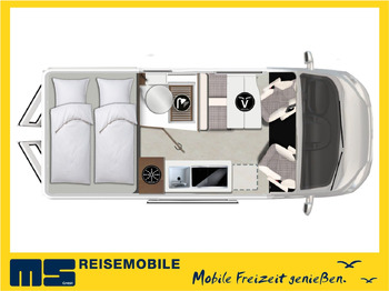 Fourgon aménagé Karmann DAVIS 590 LIFESTYLE / 140PS / SKY-ROOF & ALU: photos 2