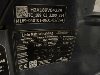 Chariot élévateur LINDE H40