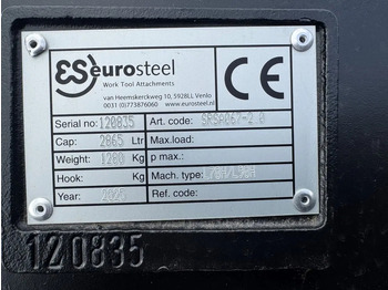 Chargeuse sur pneus Eurosteel Volvo L70-L90  2.80 Breed 2025 NIEUW !!: photos 5